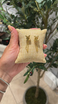 Lv chain earrings