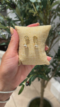 Cd pearl earring