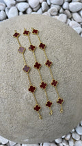 Red clover bracelet