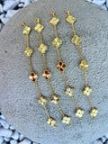 Gold van bracelets