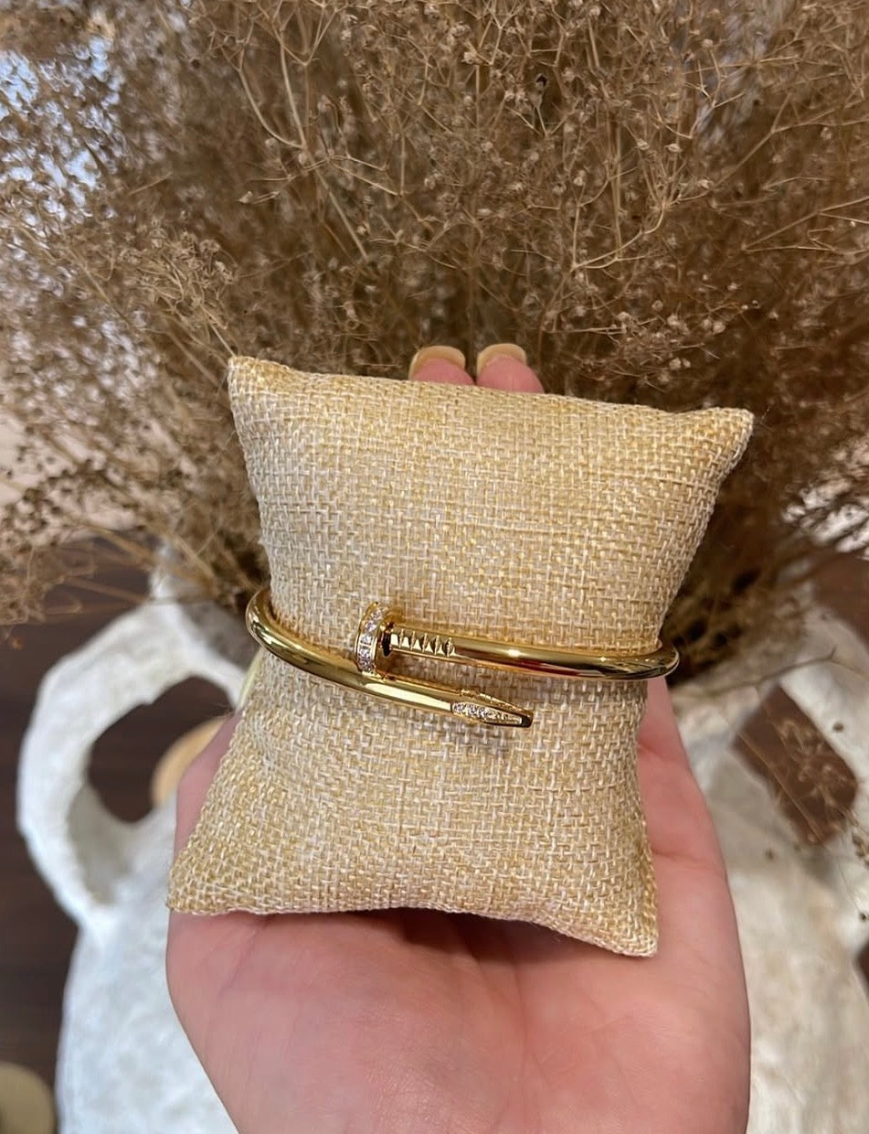 Clou rhinestone bracelet