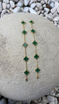 Green clover bracelet