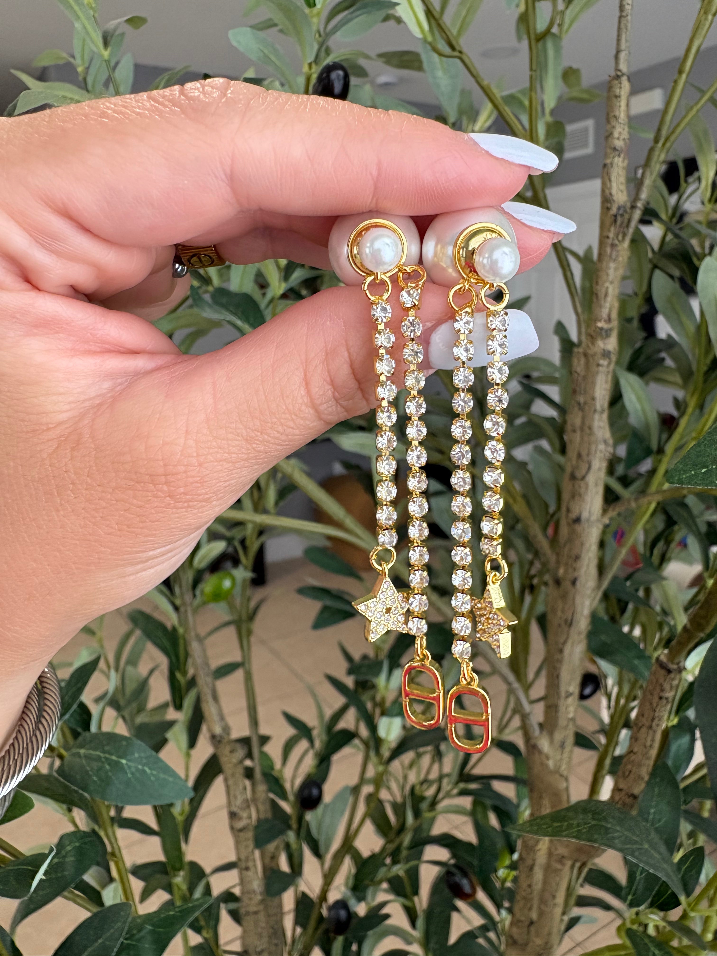 Cd elegant earrings