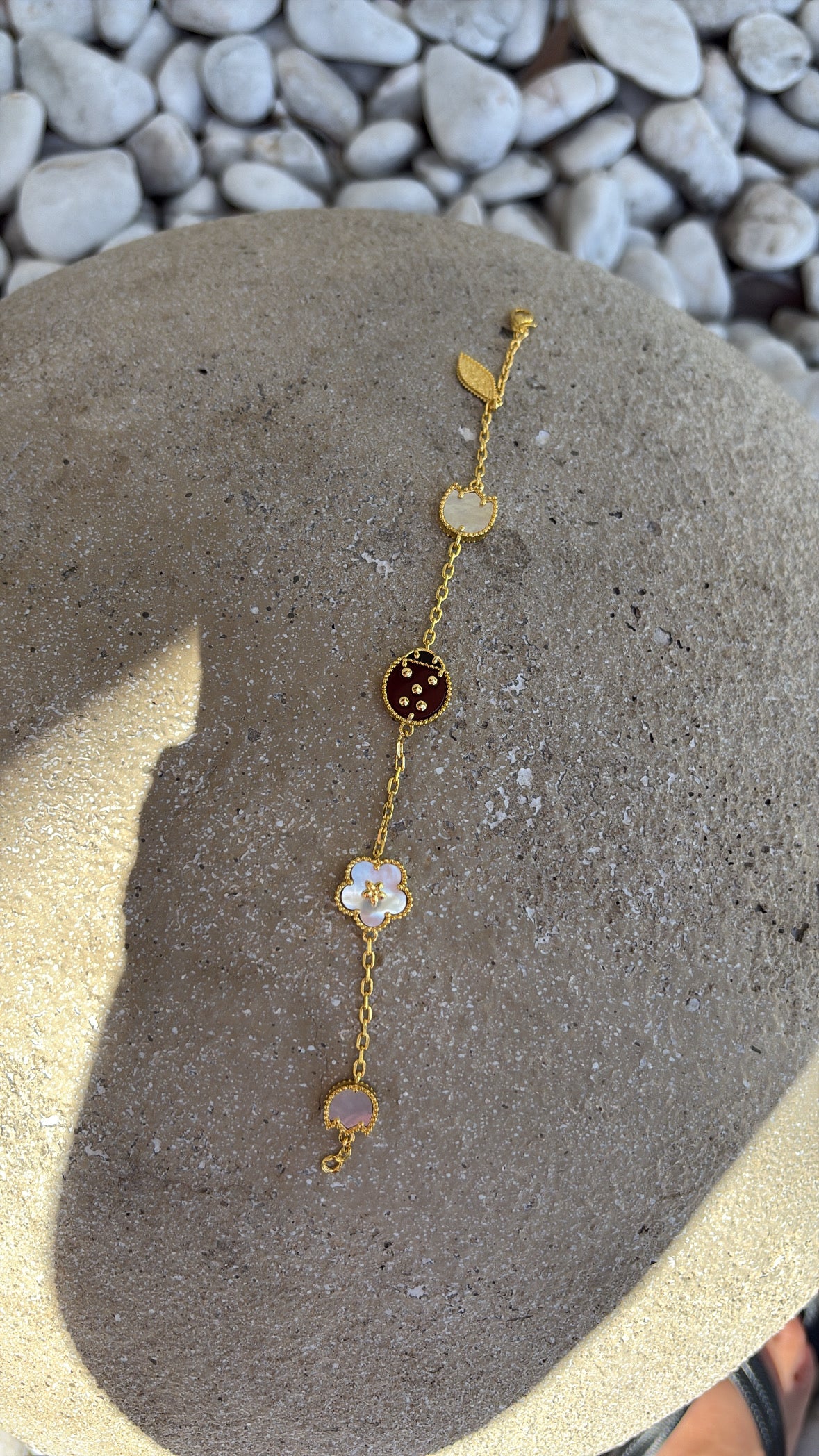 Gold ladybug
