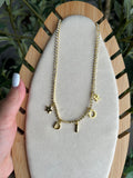 Cd tennis necklace