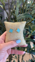 Van blue earrings