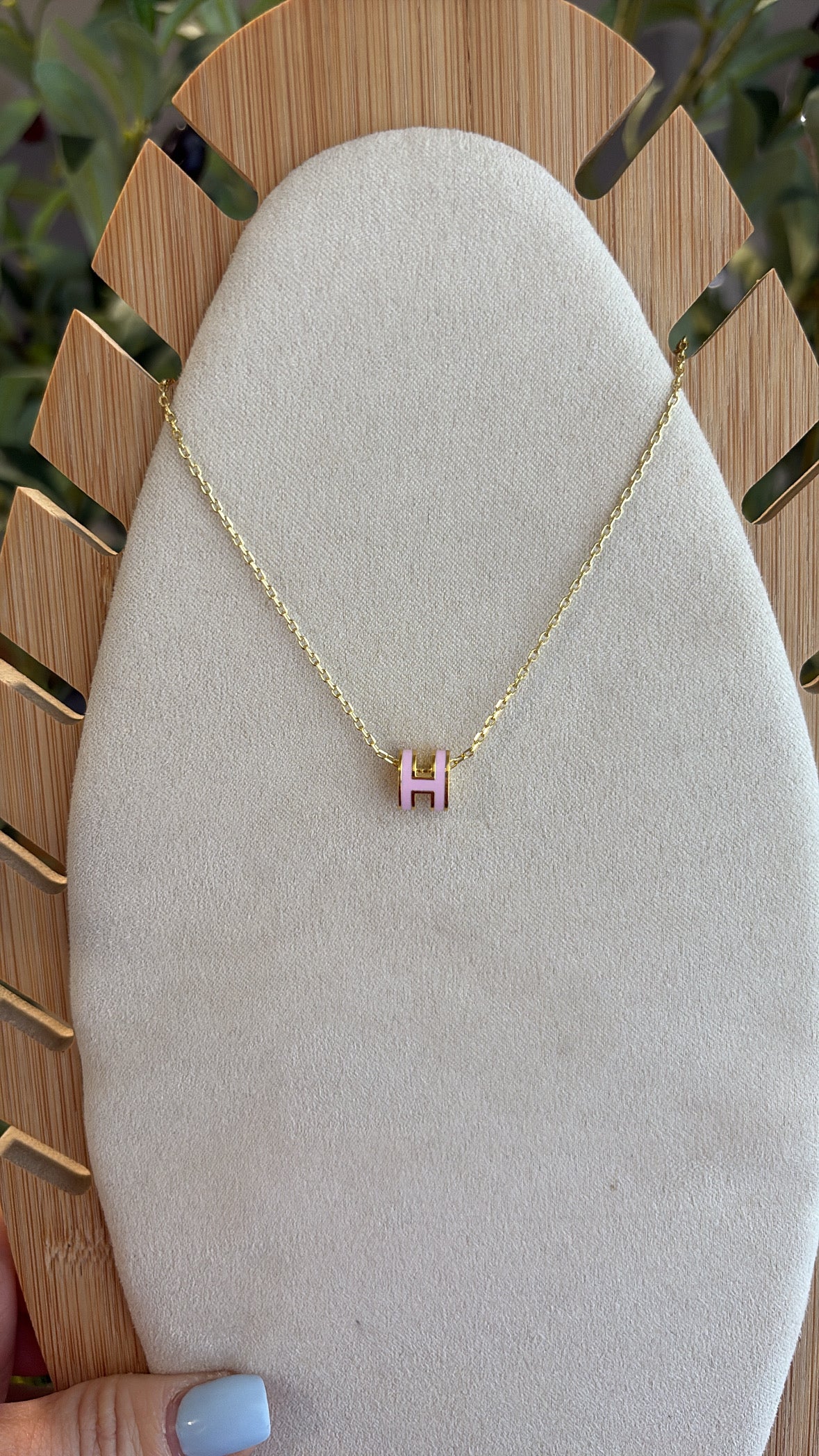 H necklace