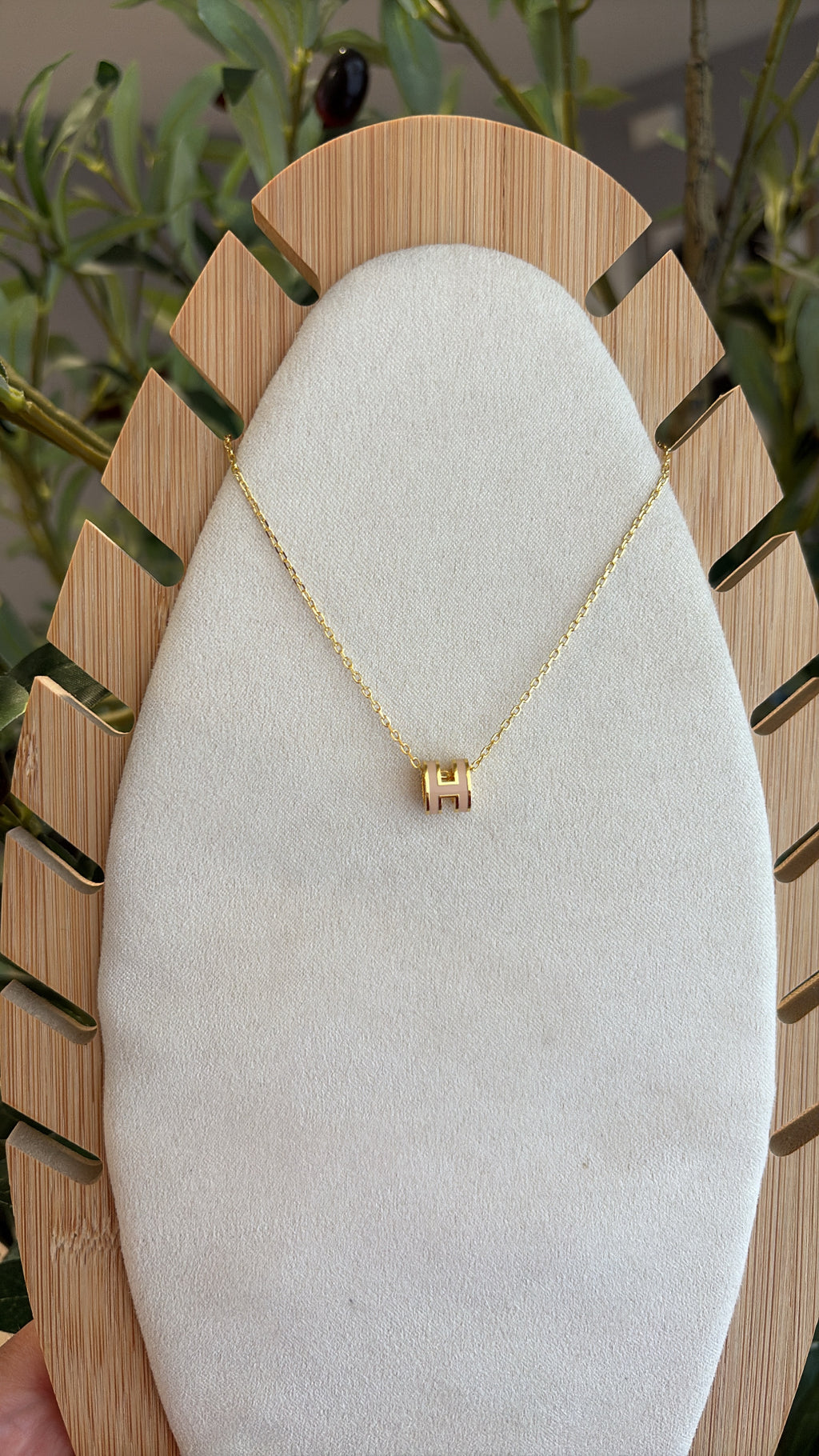 H necklace