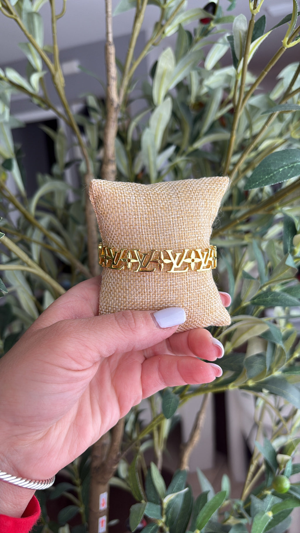Lv open bangle