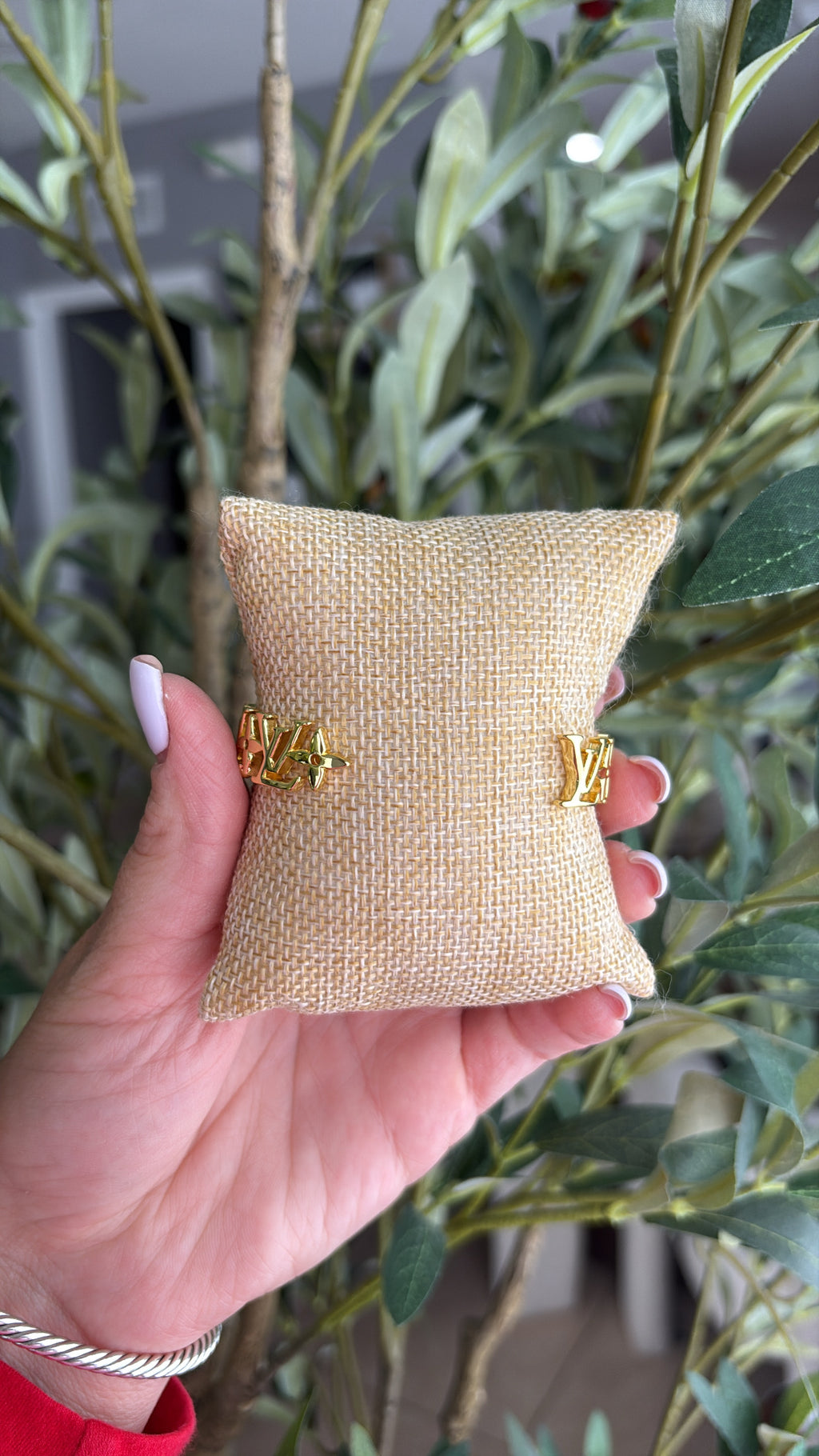 Lv open bangle